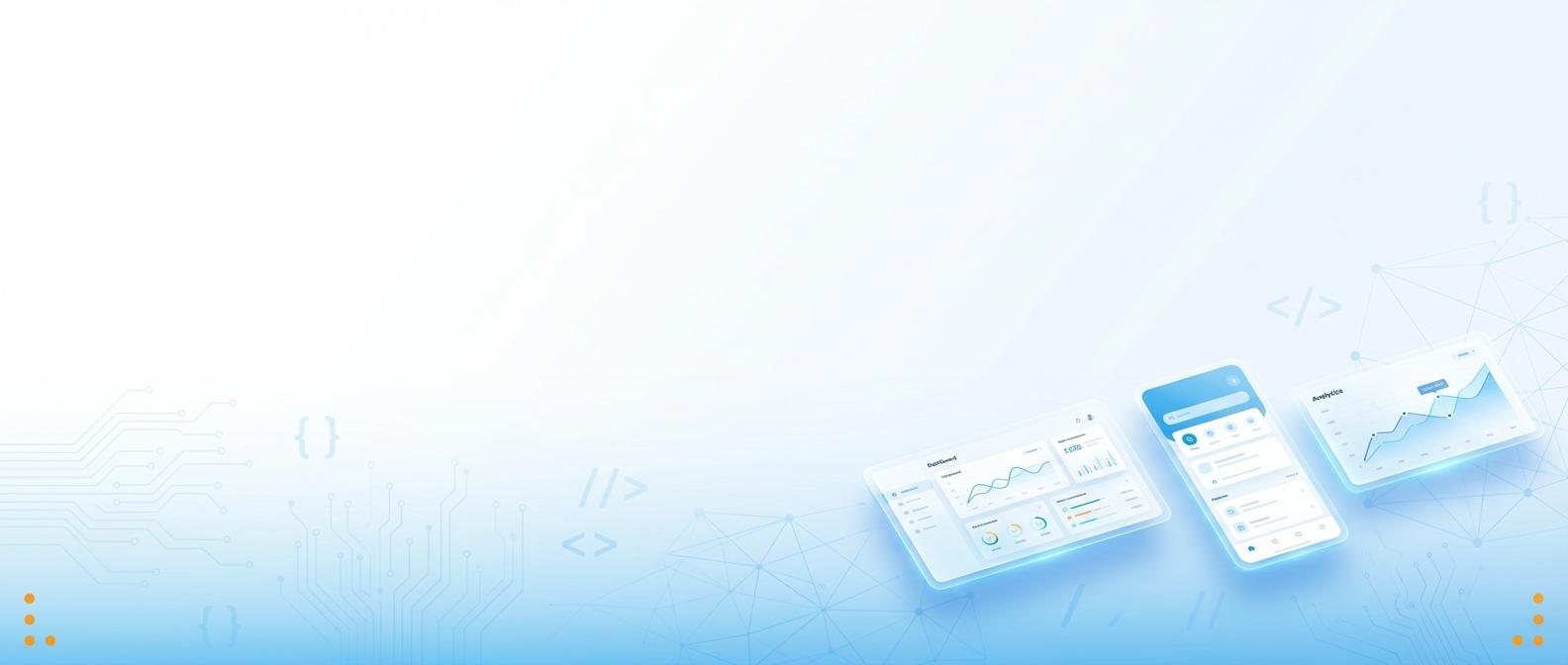 Custom website service background