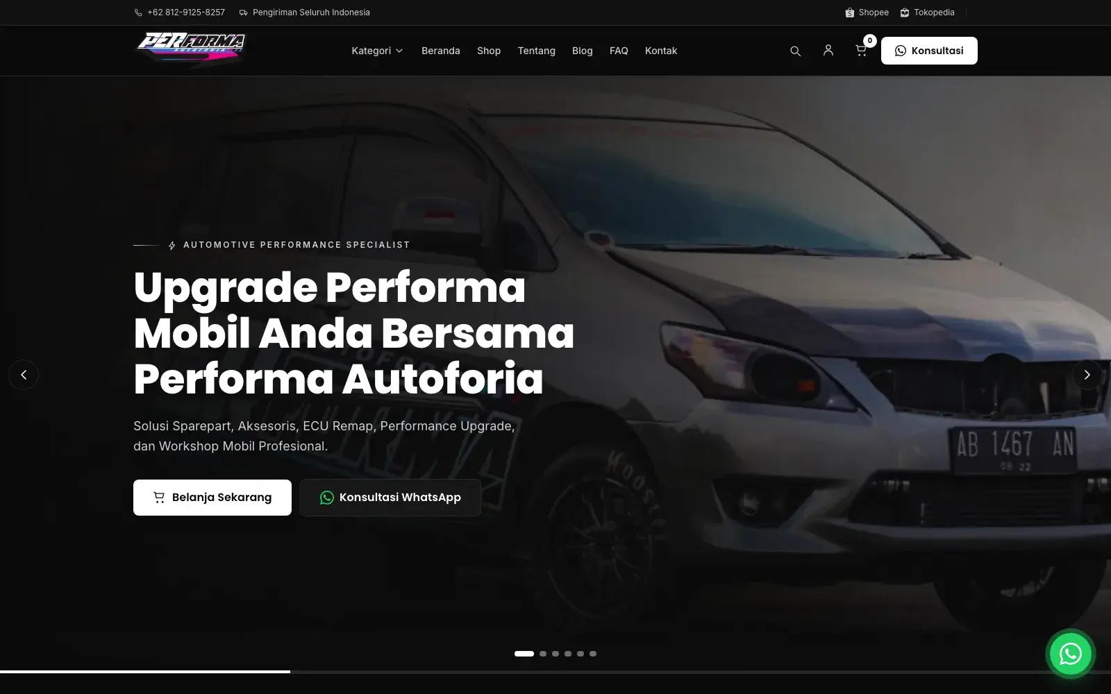 Website Performa Autoforia